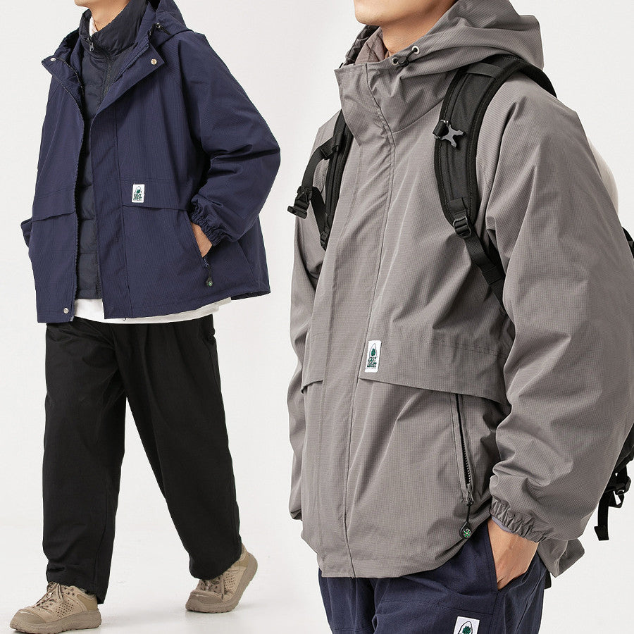 Unisex Thickened Warm Three-in-One Outdoor Jacket Pi-Mart