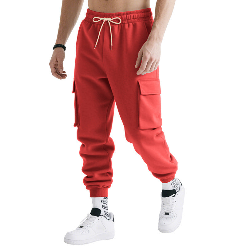 Loose Leisure Sports Men's Multi-pocket Workwear Trousers NorixaFashion.com