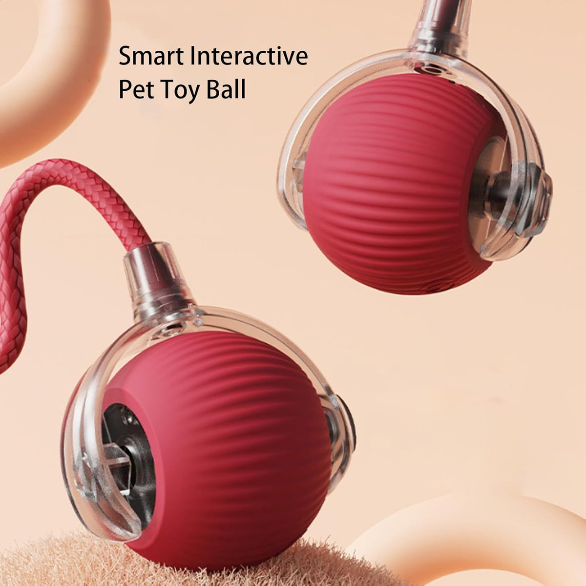 Rolling Ball Ball For Dogs Doggie Ball Interactive Dog Smart Ball Toy Interactive Cat Ball Toy 360  Smart Automatic Rolling Pet Ball Pets Fashion