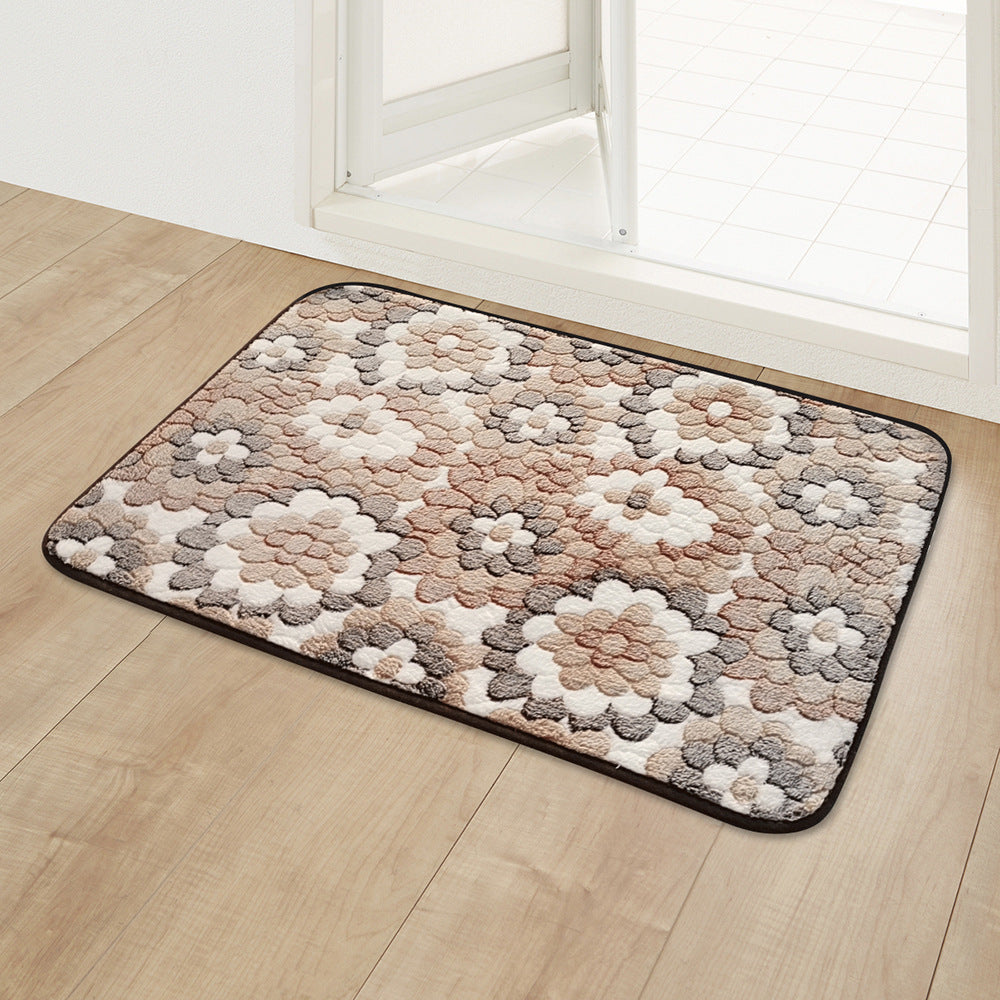 Door Kitchen Absorbent Carpet Bathroom Non-slip Floor Mat