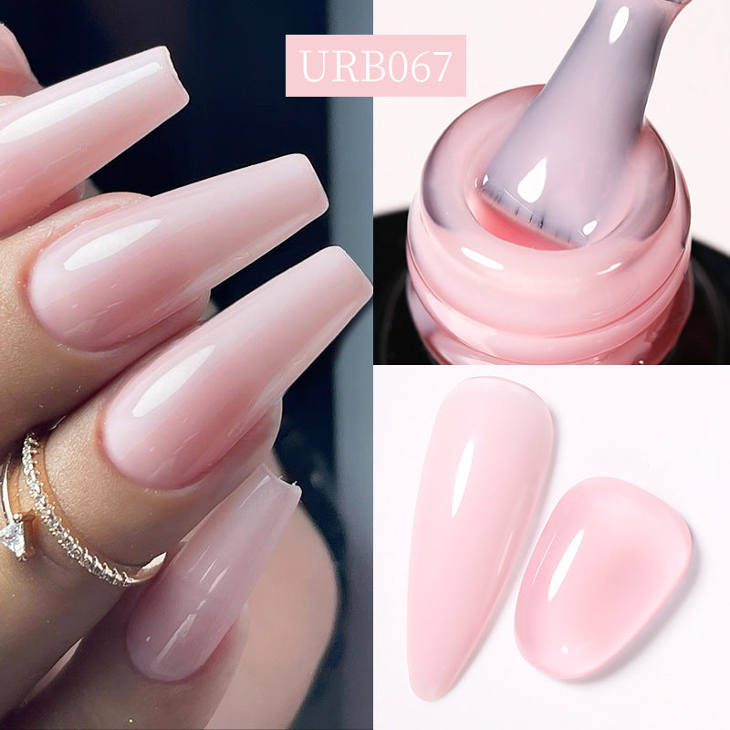 Reinforced Long-lasting No-file Base Coat With Shimmering Glitter Gel Polish LadyShow.Store