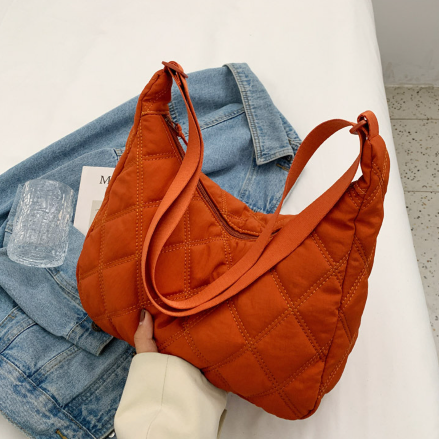 Millie Embroidered Shoulder Bag LadyShow.Store