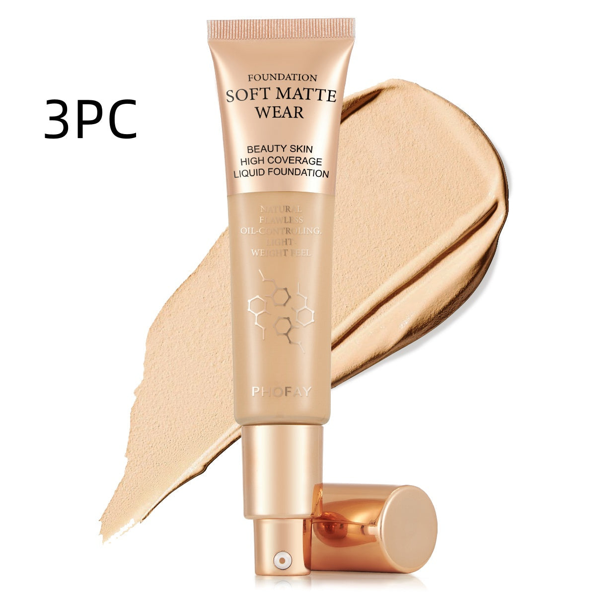 PHOFAY Full Coverage Foundation LadyShow.Store