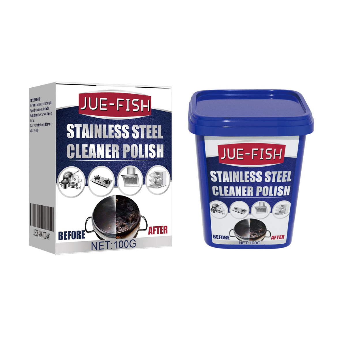 Stainless Steel Cleaning Paste Tri Light Beauty