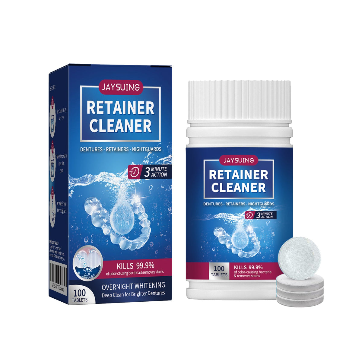 Dental Implant Cleaning Tablets 1 00 Tablets Per Box Tri Light Beauty