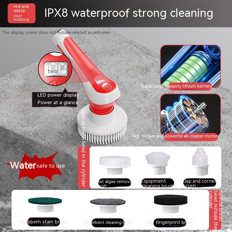 Electric Brush for Long Handle Fish Tank Cleaning LadyShow.Store