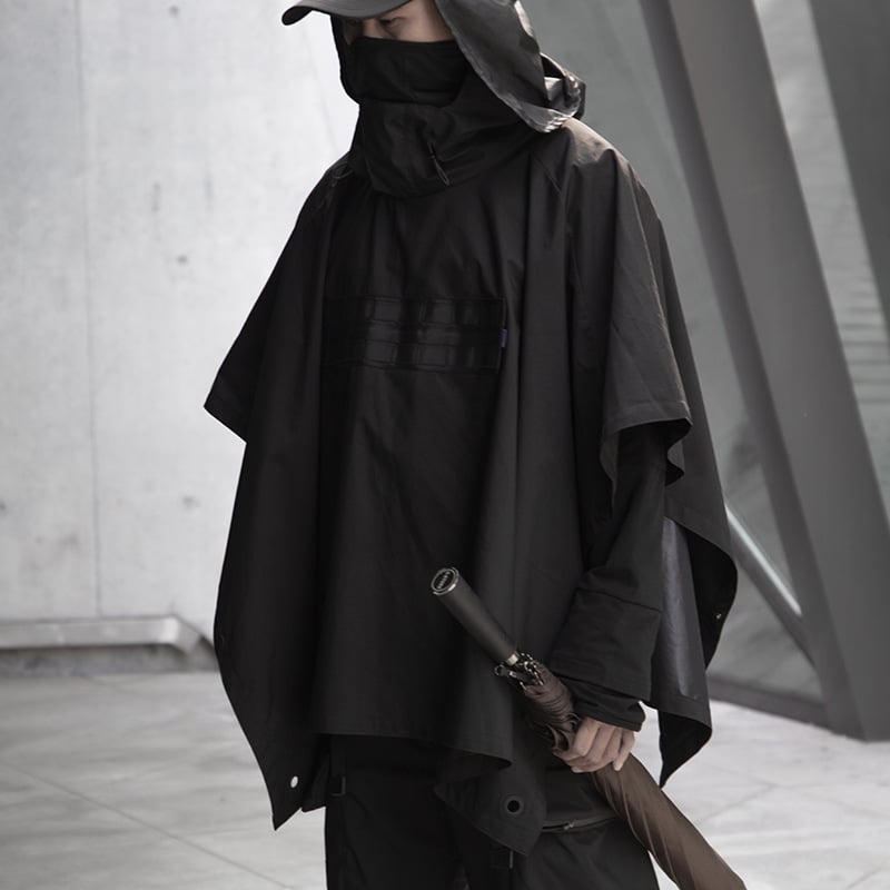 Dark Cloak Windproof Rain and Snow Jacket for Outdoors Pi-Mart