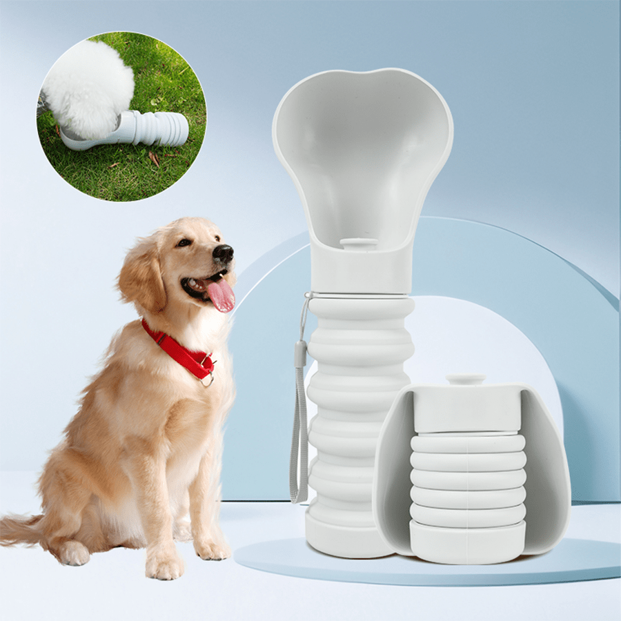 Outdoor Pet Folding Drinking Cup-Folding 550ml-1 box Pets Fashion