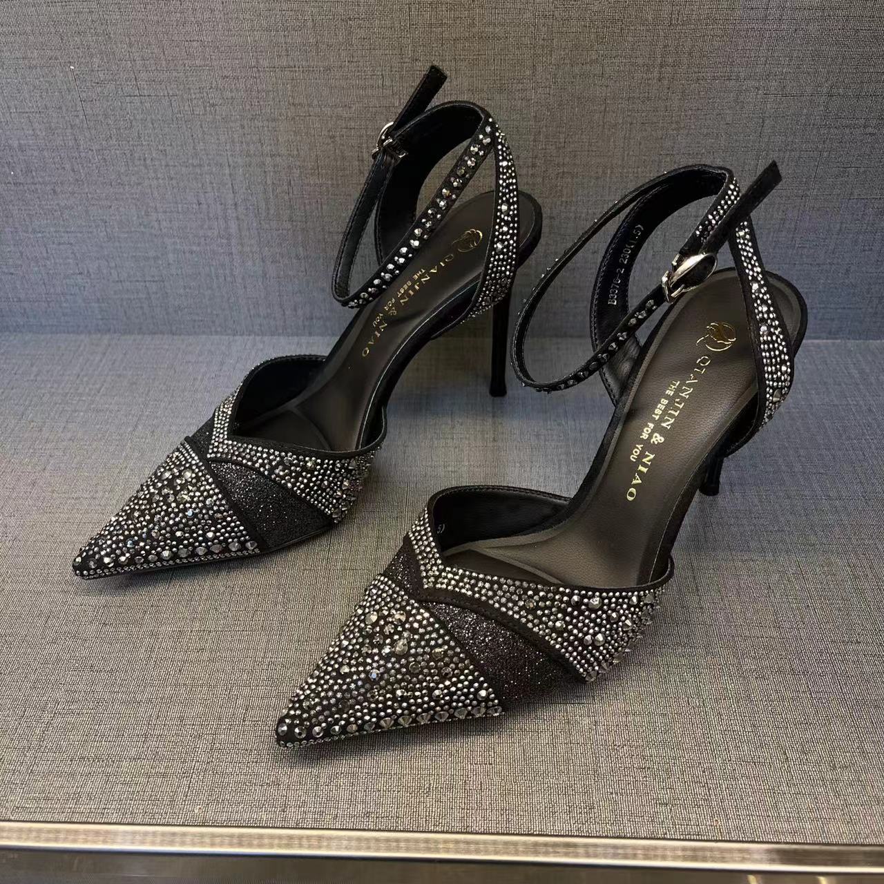 Elegant Hollow Stiletto Heels NorixaFashion.com