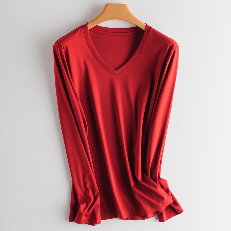 Long-Sleeved Round Neck Autumn T-Shirt Pi-Mart