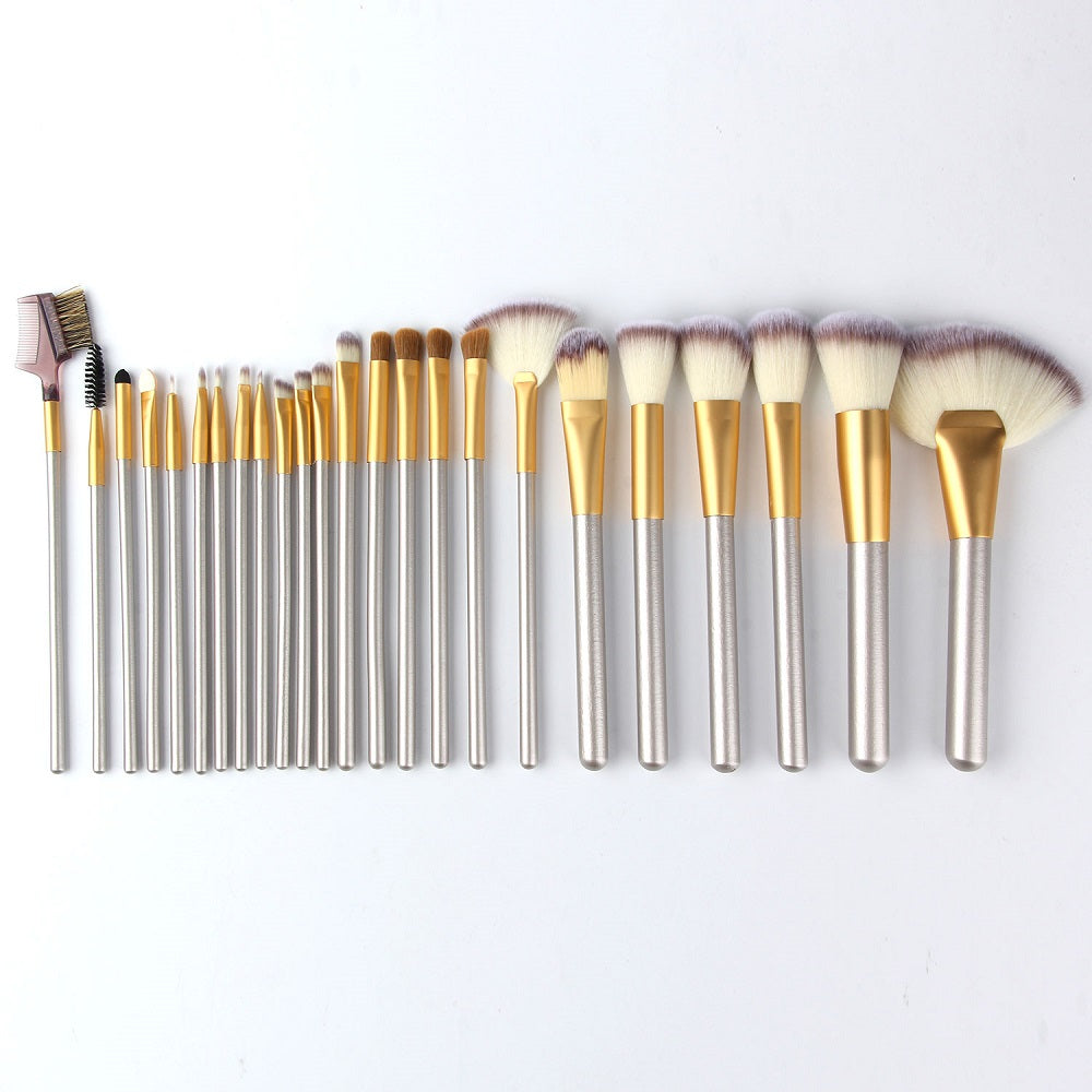 24-Piece Persian Champagne Makeup Brush Set LadyShow.Store
