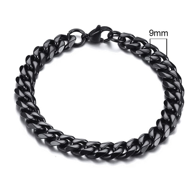 Men's Miami Cuban Chain Bracelet Pi-Mart