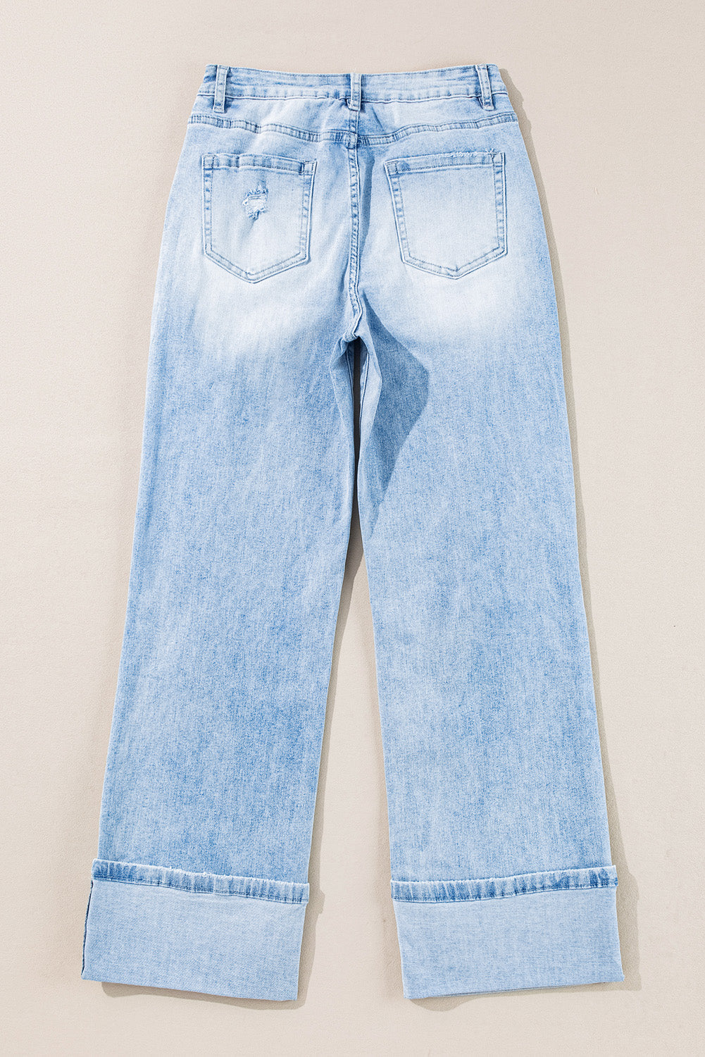 Saige Wash Distressed Straight Jeans LuxuryLifeWay Online Store