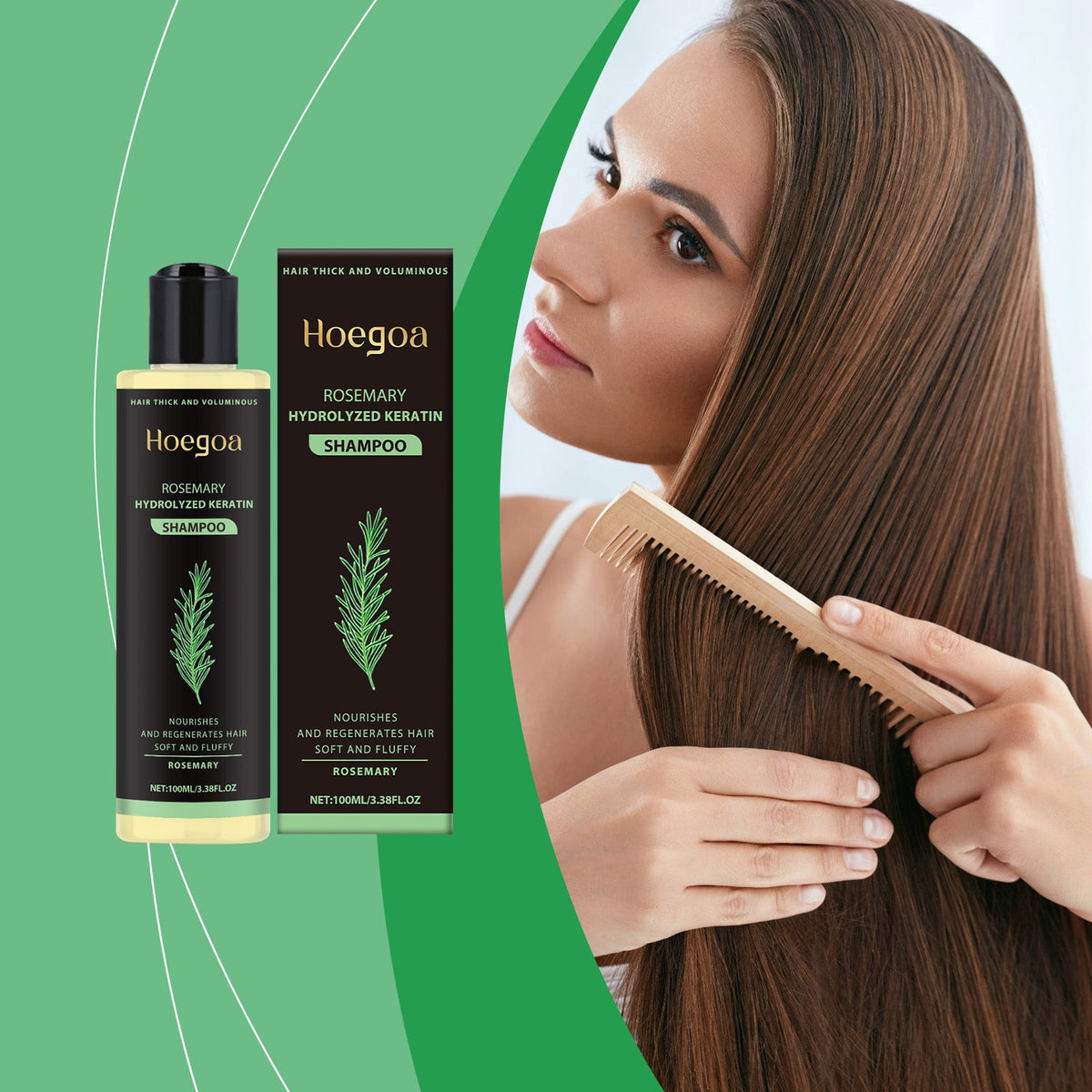 Rosemary Thickening Shampoo 1 00ml Box Tri Light Beauty
