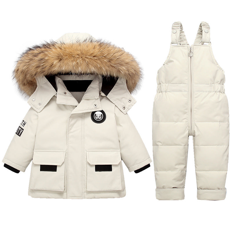 Children's Down Jacket Set for Ages 1-5 (2 Pieces) Pi-Mart