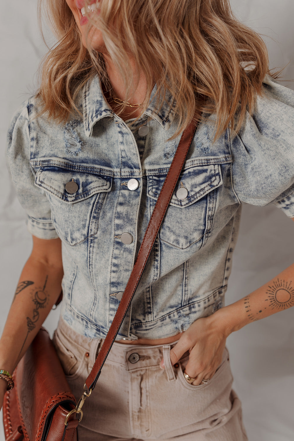 Eleanor Chest Puff Sleeve Jacket LuxuryLifeWay Online Store