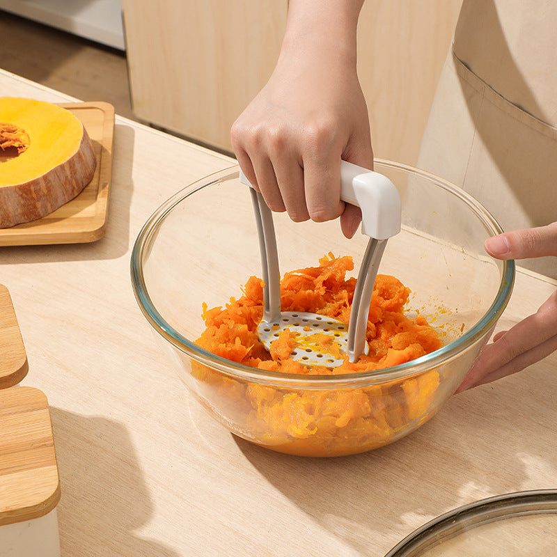 Manual potato mud press baby complementary food masher wavy potato press kitchen gadget press potato artifact LuxuryLifeWay Online Store