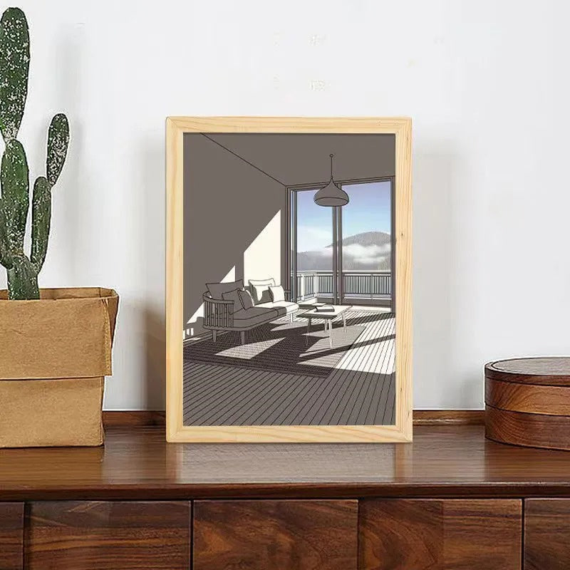 Illuminated Picture LED PearlNestDecor.com