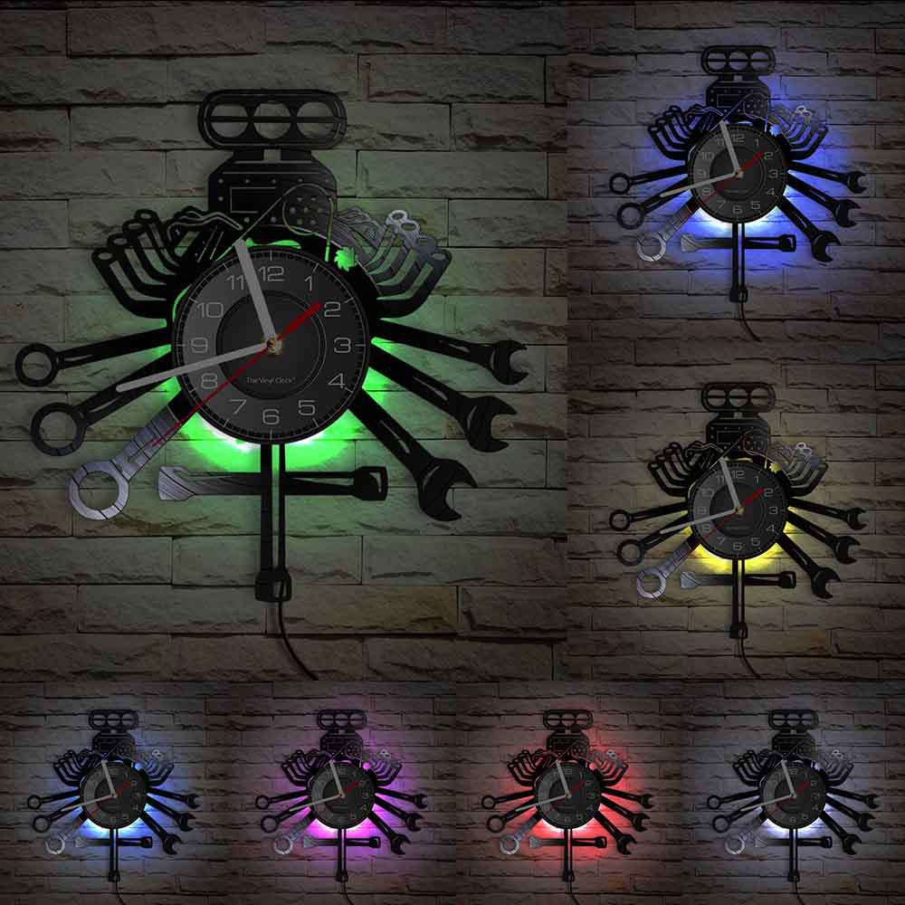 Gramophone Record Wall Clock Wall Clock PearlNestDecor.com