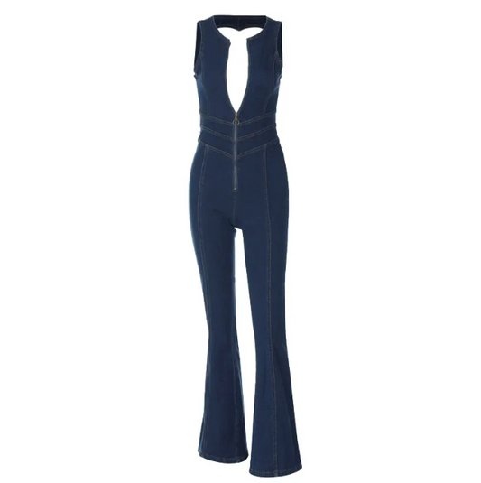 Denim Jumpsuit Pi-Mart
