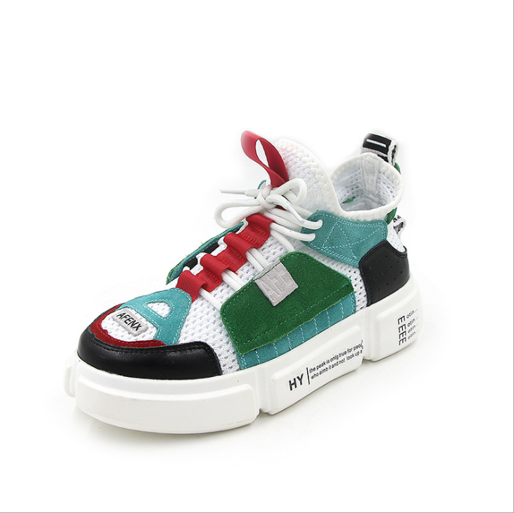 Breathable Mesh Ulzzang Dad Sneakers (Flat Shoes) LadyShow.Store