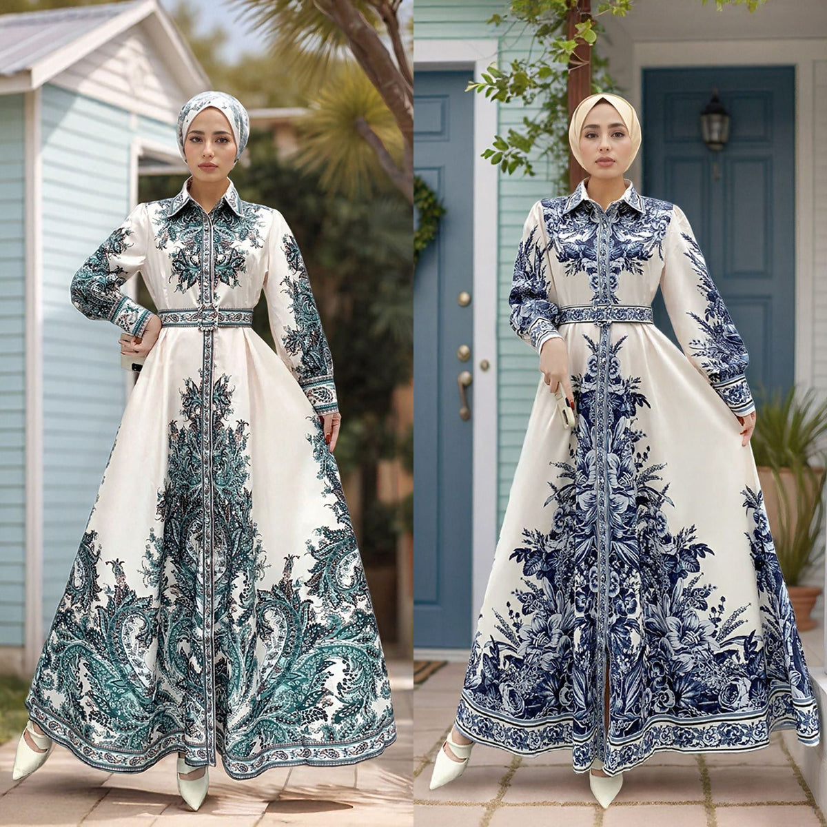 Fashion Printing Dress Women NorixaFashion.com