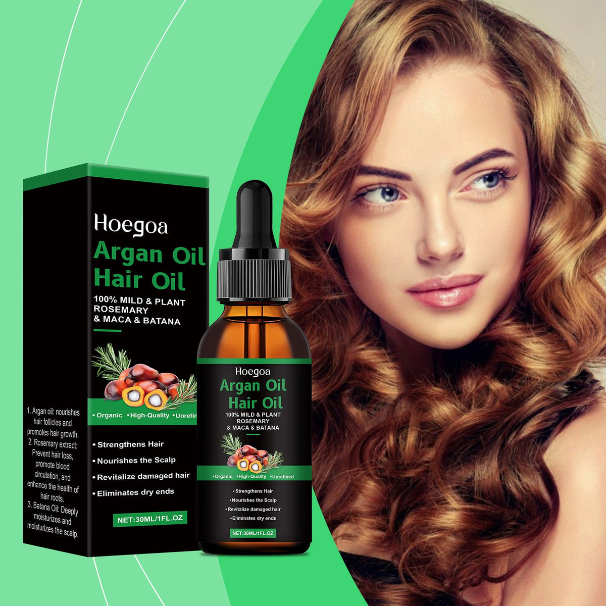 Moroccan Argan Hair Oil Tri Light Beauty