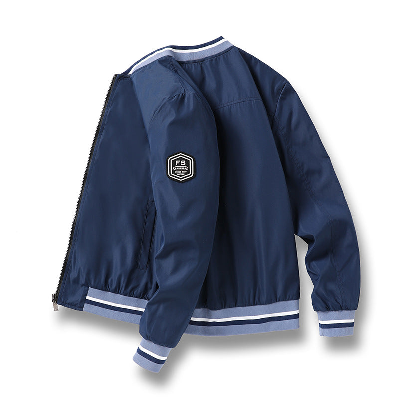 Trendy Student Casual Baseball Uniform Jacket