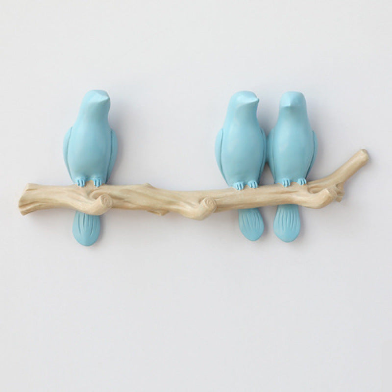 Bird Decoration Hook Entrance Wall No-trace Key Hook No-drill Wall Decor Wall-mounted Coat Hook PearlNestDecor.com