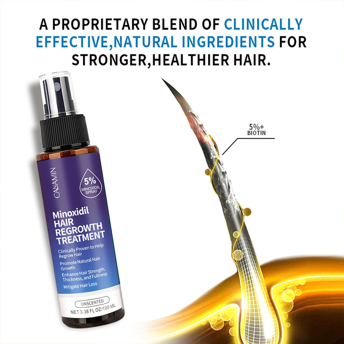 CANAMIN Minoxidil Hair Care Spray Tri Light Beauty