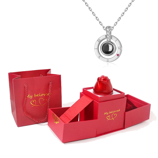 Projection Necklace Jewelry With Gift Box by Pi-Mart