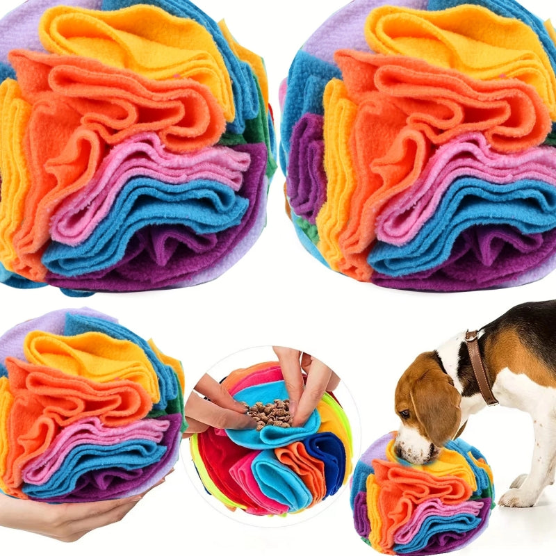 Dog Sniffing Training Blanket Snuffle Ball Mat Detachable Pads Puzzle Toy Pet Supplies For Dogs Cats Pets Fashion