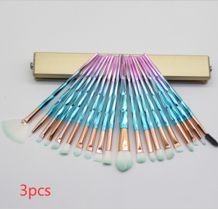 Diamond Colorful Beauty Makeup Brush Utensils CJD2