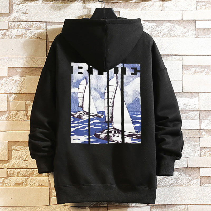 Men's Plus Size Velvet Hooded Jacket for Autumn/Winter Pi-Mart