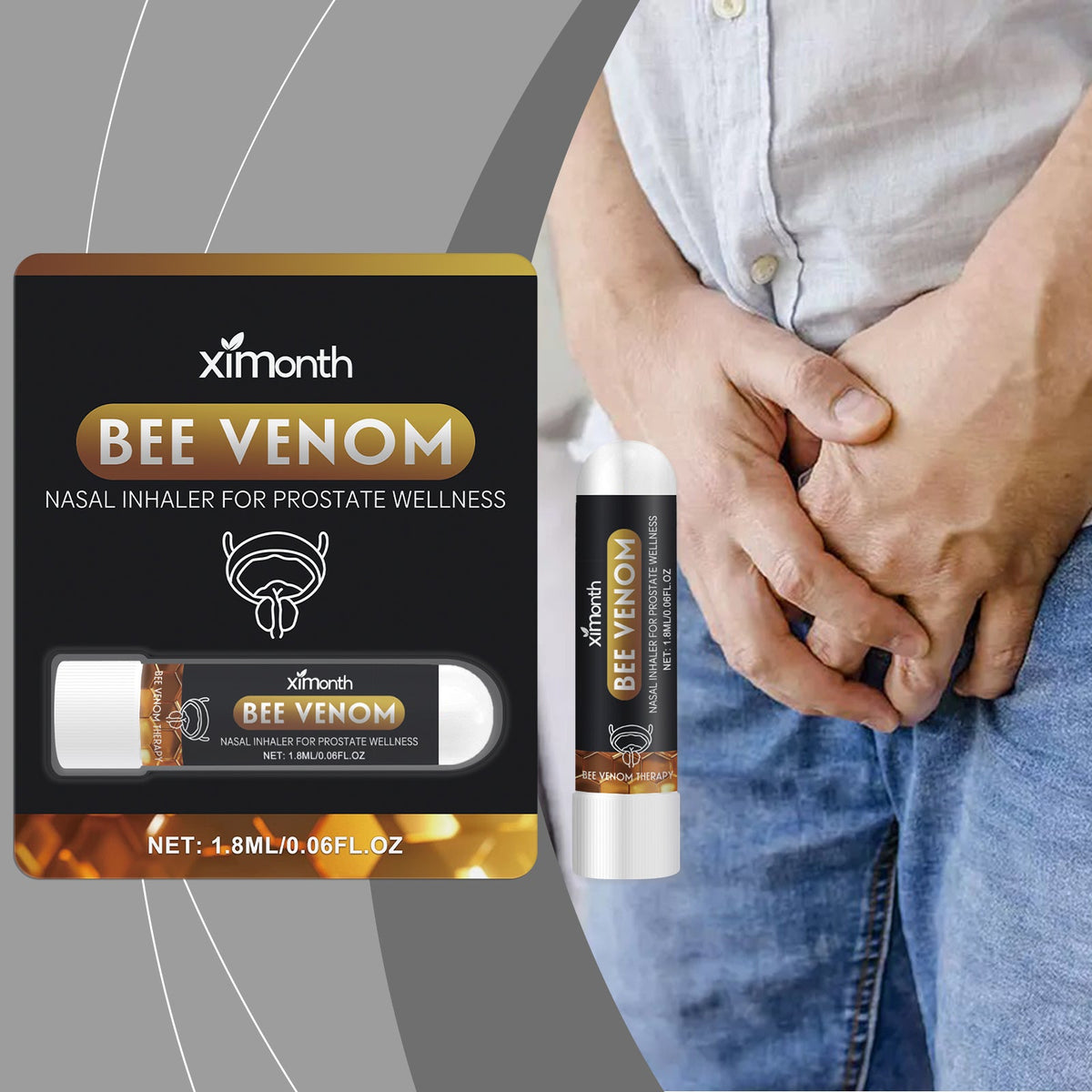 Men's Soothing Absorber Stick 1.8ml Plate, Round Seal Sticker Tri Light Beauty