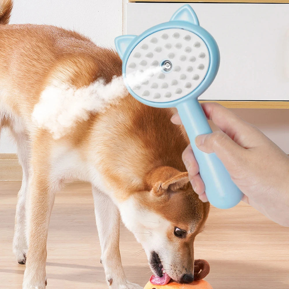 Hair Cleaning Brush With Mist Multifunctional Cat Grooming Brush Rechargeable Self Cleaning Slicker Brush For Pets Dogs & Catsb Pet Products Pets Fashion