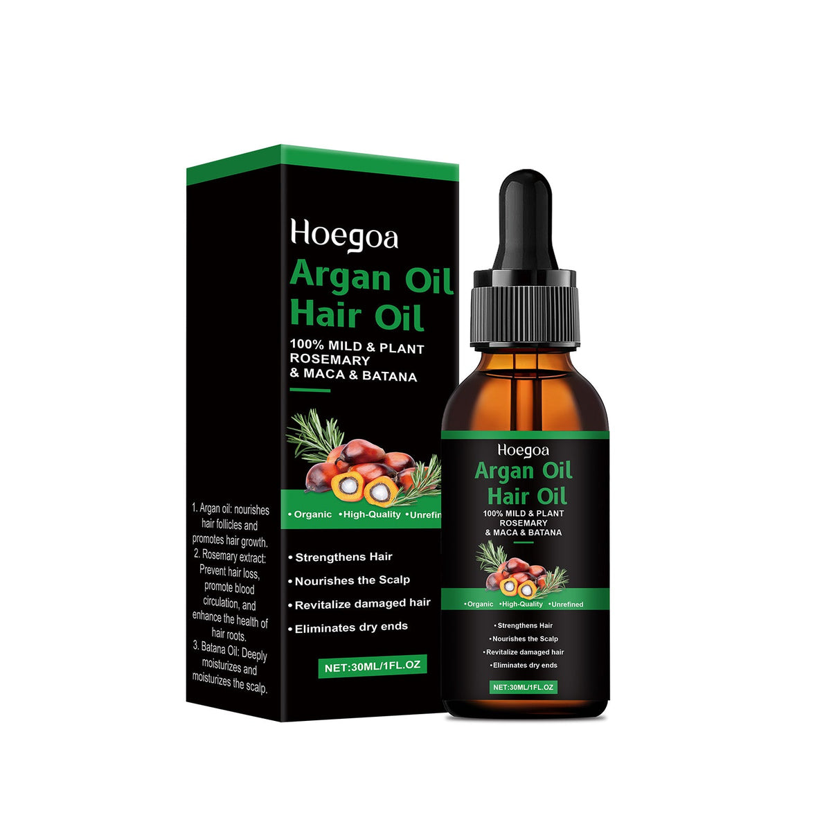 Moroccan Argan Hair Oil Tri Light Beauty