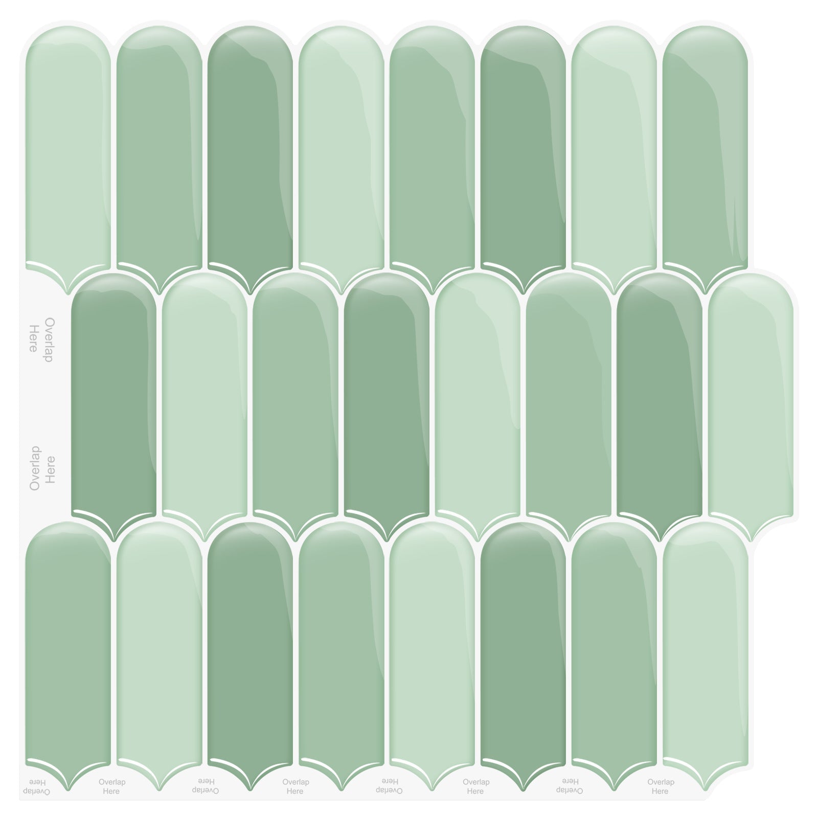 3D Self-adhesive Crystal Epoxy Wall Stickers For Kitchen Decor PearlNestDecor.com