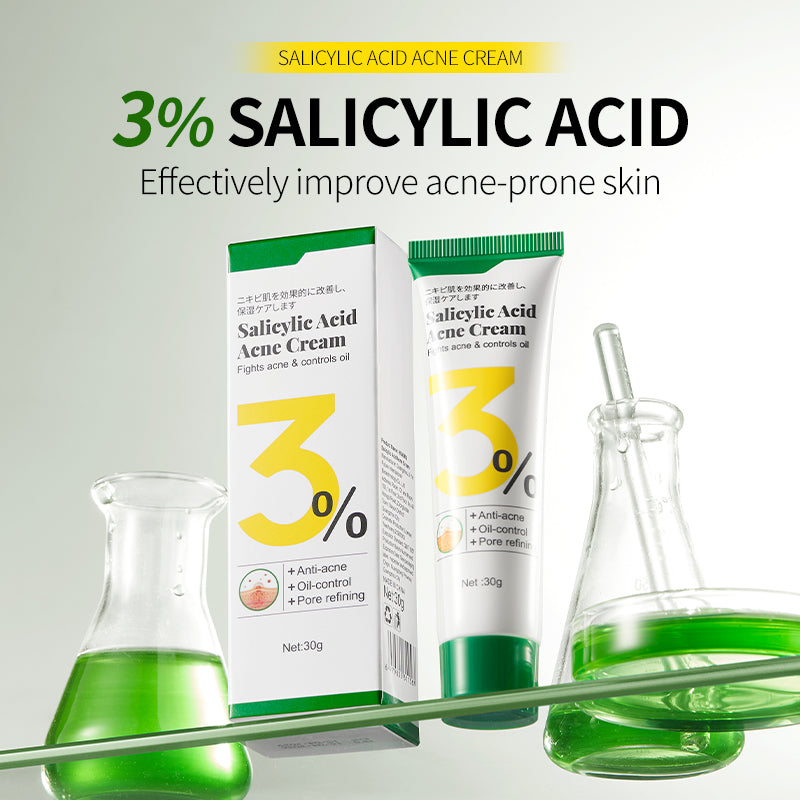 HUNMUI Salicylic Acid Acne Cream 30g Tri Light Beauty