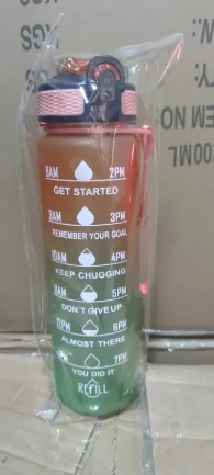 Gradient Color Sports Water Bottle LadyShow.Store