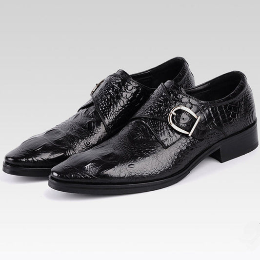 Men's Leather Buckle Shoes Best YouTube Store