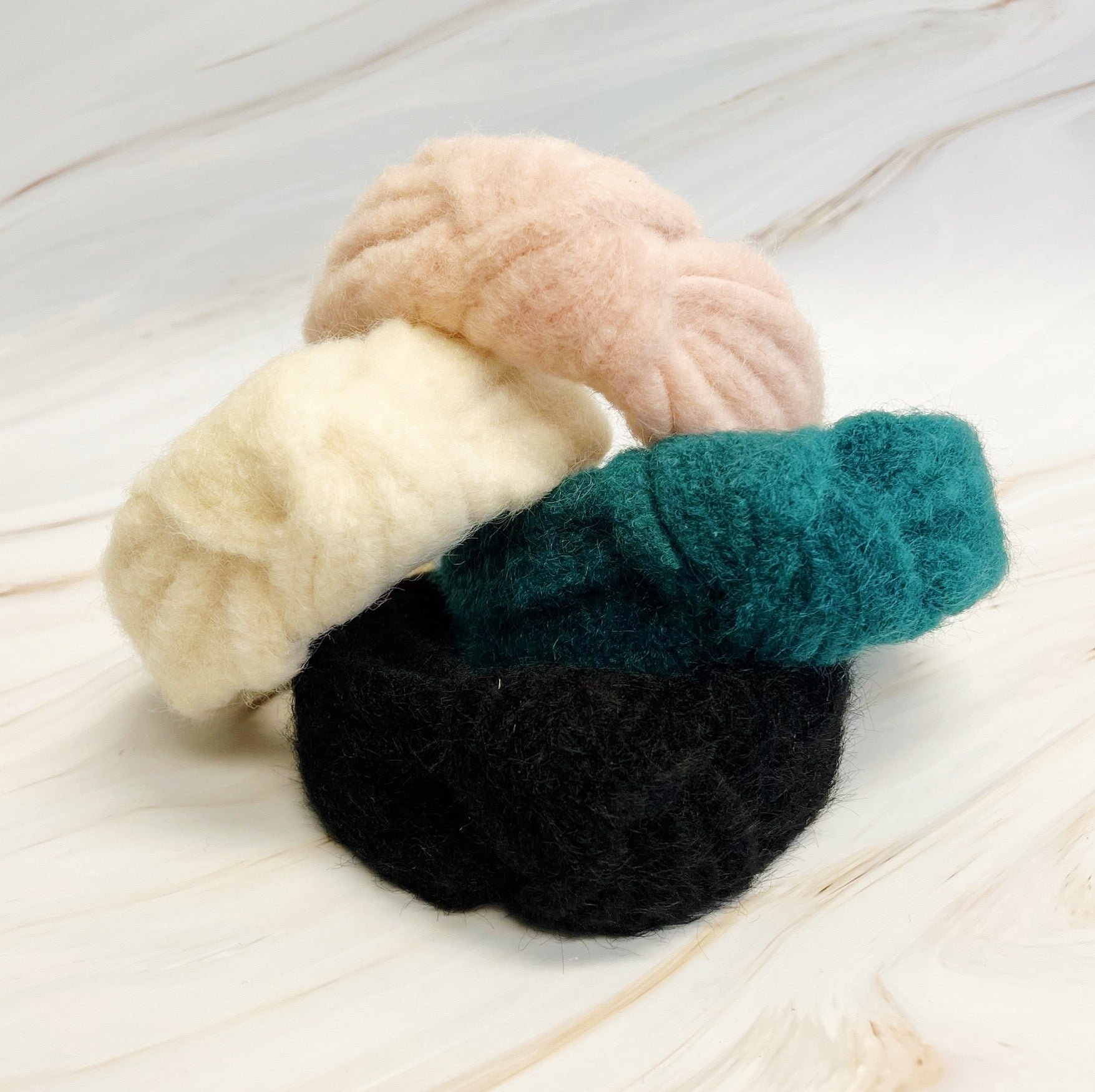 Cozy Fuzzy Cloud Knotted Headband LadyShow.Store