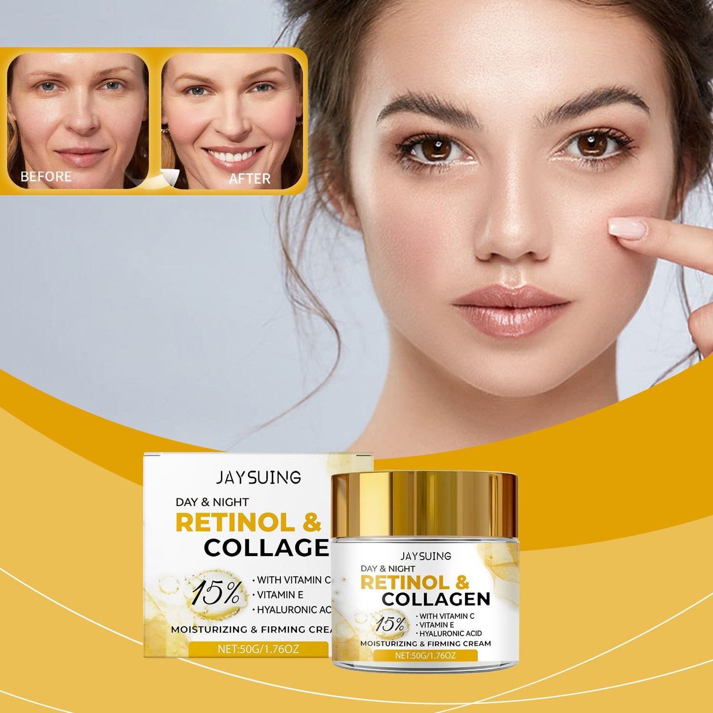 Collagen Moisturizing Cream 50g Tri Light Beauty