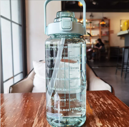 Portable Large Plastic Water Bottle LadyShow.Store