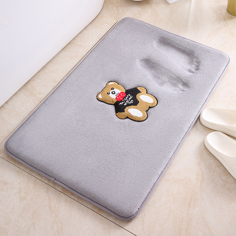 Absorbent Non-slip Living Room Bathroom Floor Mat