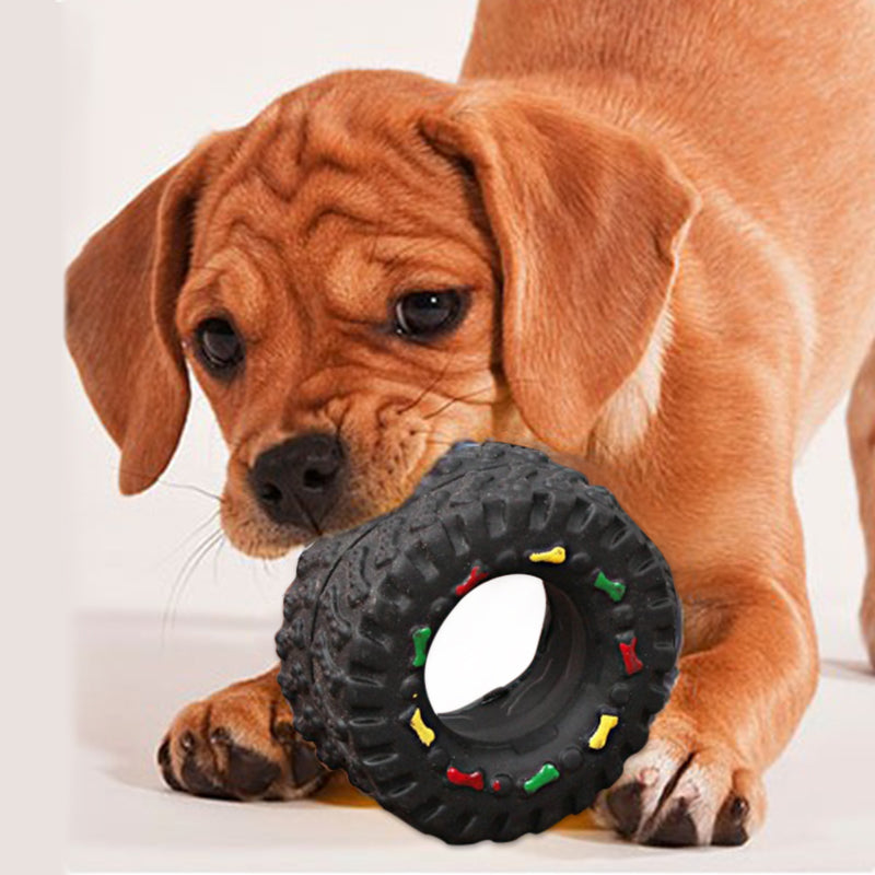 Small Tire Pet Vocalizations Glue Dog Toys Pets Fashion