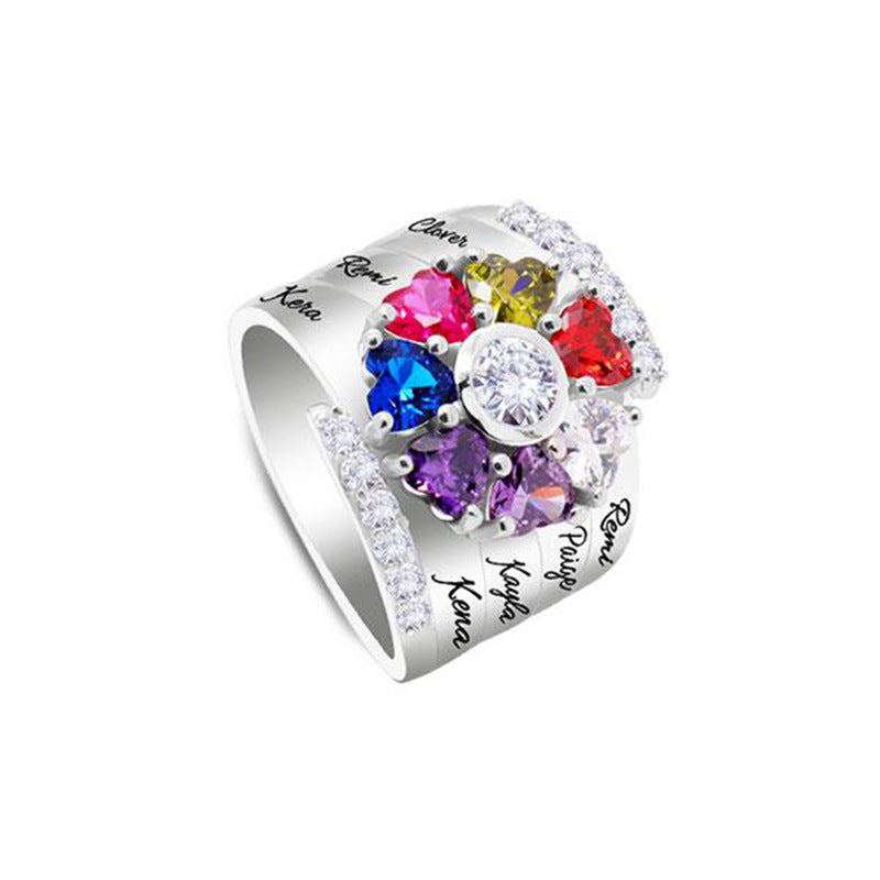 DIY Engraved Ring for Mother's Day Gift LadyShow.Store