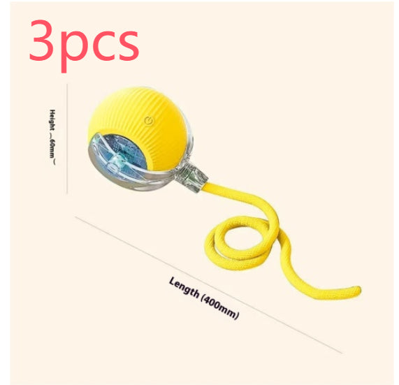 Electric Cat Toy Automatic Cat Ball Self-entertainment Rolling Ball Pets Fashion