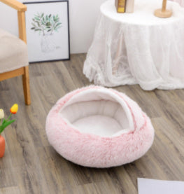 2-in-1 Plush Pet Bed Pets Fashion