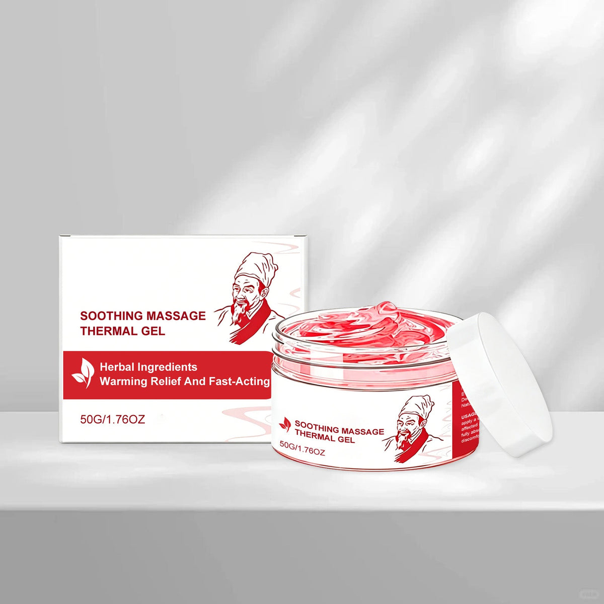 Mild Formula Care Knee, Shoulder, Neck, Elbow Joint, Massage, Apply Externally, Easy To Absorb, Soothing Massage Gel 50g, 1 Box Tri Light Beauty